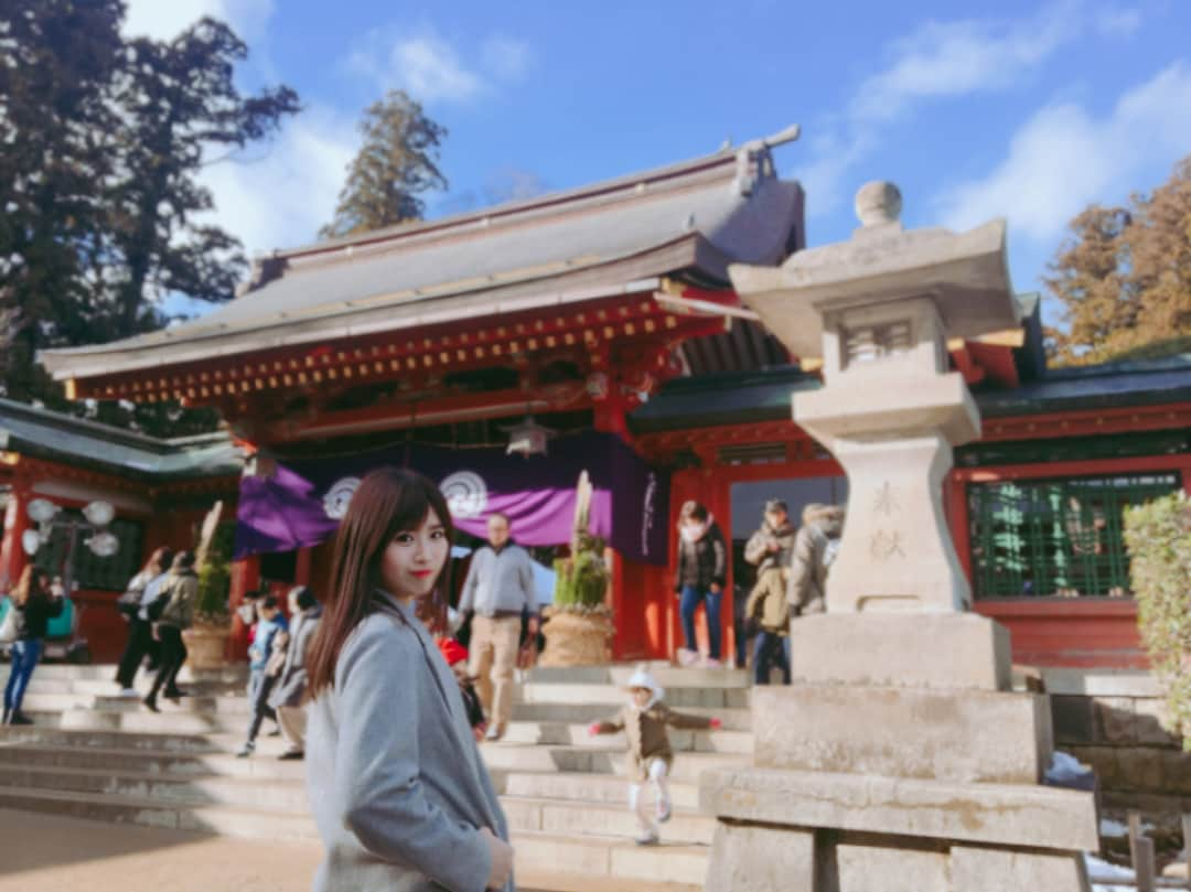 佐藤朱さんのインスタグラム写真 - (佐藤朱Instagram)「元朝詣り🌅⛩ #塩竈神社 #初詣 #たくさんお願いしてきました」1月2日 22時43分 - akari_miyagi