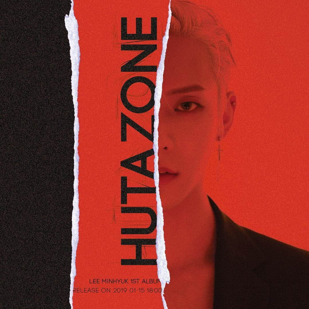 ミニョク さんのインスタグラム写真 - (ミニョク Instagram)「#HUTAZONE #HUTA #LEEMINHYUK 1st album release on 2019/01/15」1月4日 0時18分 - hutazone