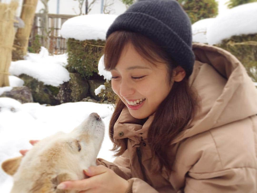 久慈暁子さんのインスタグラム写真 - (久慈暁子Instagram)「* 岩手に帰ると 辺り一面雪景色❄️ 小さい頃のニット帽を発見して かぶってみたら意外とぴったり🧸笑 愛犬の散歩も楽しかったな〜🐶 * #岩手 #帰省 #指が映る 笑」1月4日 18時41分 - kuji_akiko