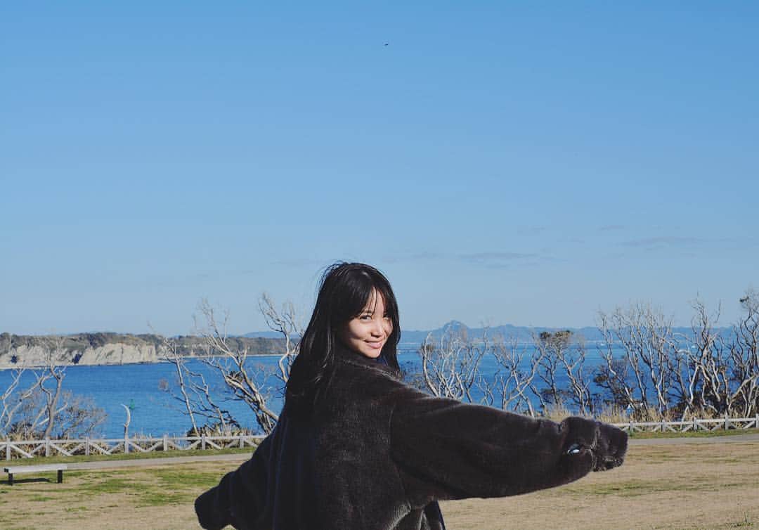 永尾まりやさんのインスタグラム写真 - (永尾まりやInstagram)「#城ヶ島 ジャケットは @f_lagstuf_f だよう👸」1月4日 19時14分 - mariyagi_san