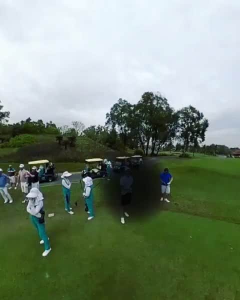 リュ・シウォンのインスタグラム：「. . #2019 GOLF⛳good shot~👍✔ .」
