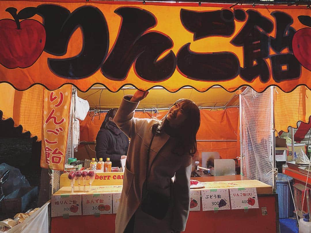 渋谷凪咲さんのインスタグラム写真 - (渋谷凪咲Instagram)「🍎🍎🍎 . . #りんご飴 #1月1日 #年越し #数日前のお話」1月4日 20時06分 - nagisa_nikoniko