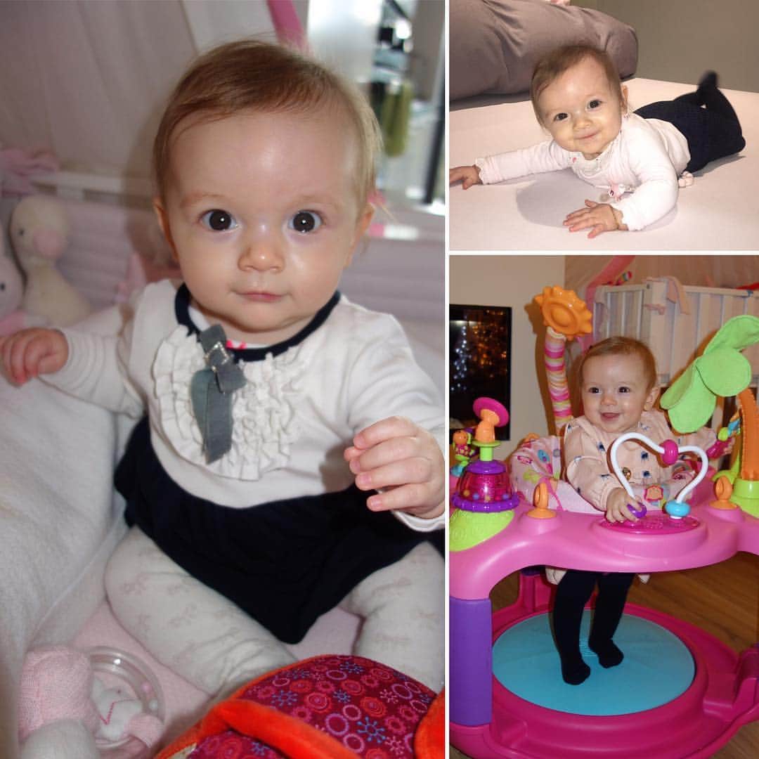 のインスタグラム：「💞 7 months today! 💞#mylife #myeverything #momlifeisthebestlife #enjoyingeverymomentwithmyfamily」