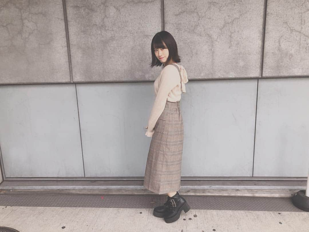 上西怜さんのインスタグラム写真 - (上西怜Instagram)「⠀ ⠀ ⠀ 今日の私服は珍しく ふわふわ女の子な服でした☺️💕 ⠀ 皆さんはお好きですかっ？ ⠀ ⠀ ⠀ ⠀ #私服  #ニット  #ミディスカート  #ブーツ #niceclaup  #andgeebee ⠀ ⠀ ⠀」1月6日 19時43分 - jonishi_rei