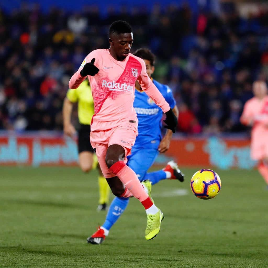 ウスマン・デンベレさんのインスタグラム写真 - (ウスマン・デンベレInstagram)「💪🏾🔴🔵 #👀4️⃣」1月7日 7時26分 - o.dembele7