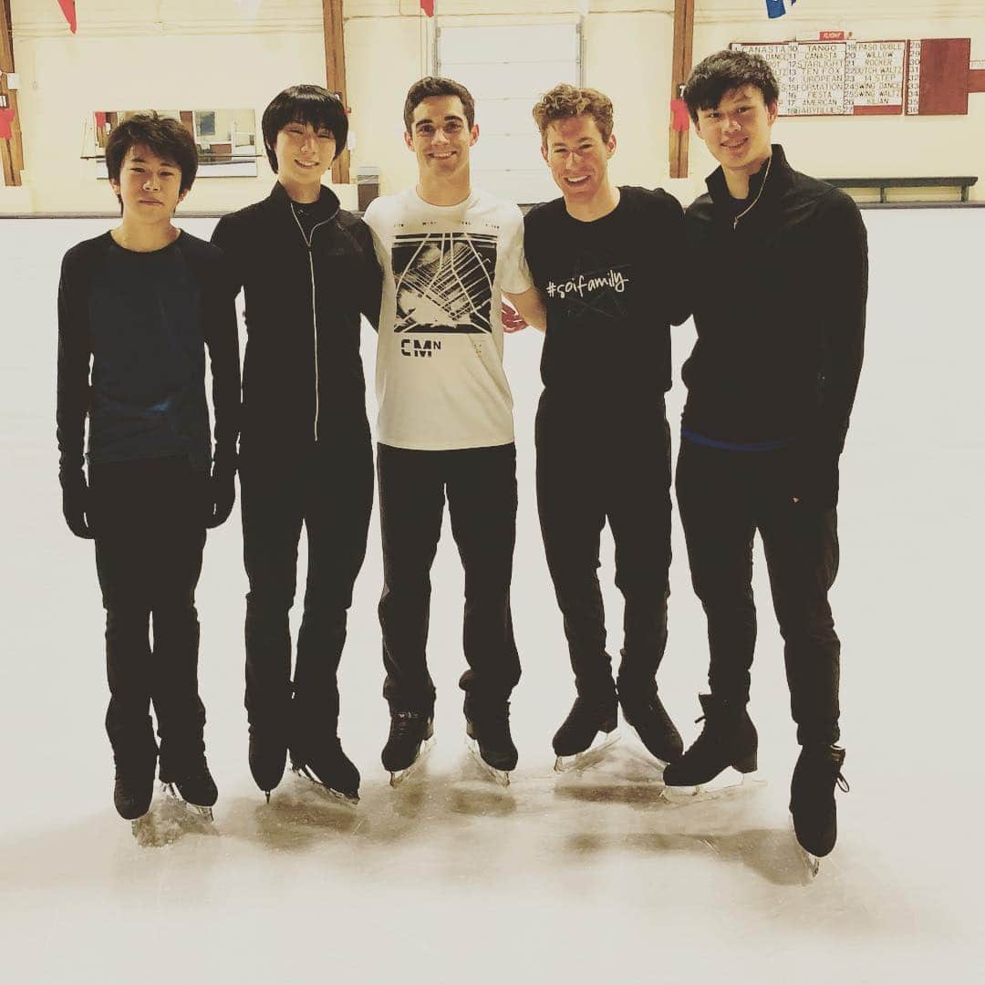 ブライアン・オーサーのインスタグラム：「That’s a lot of talent! #teamcricket」