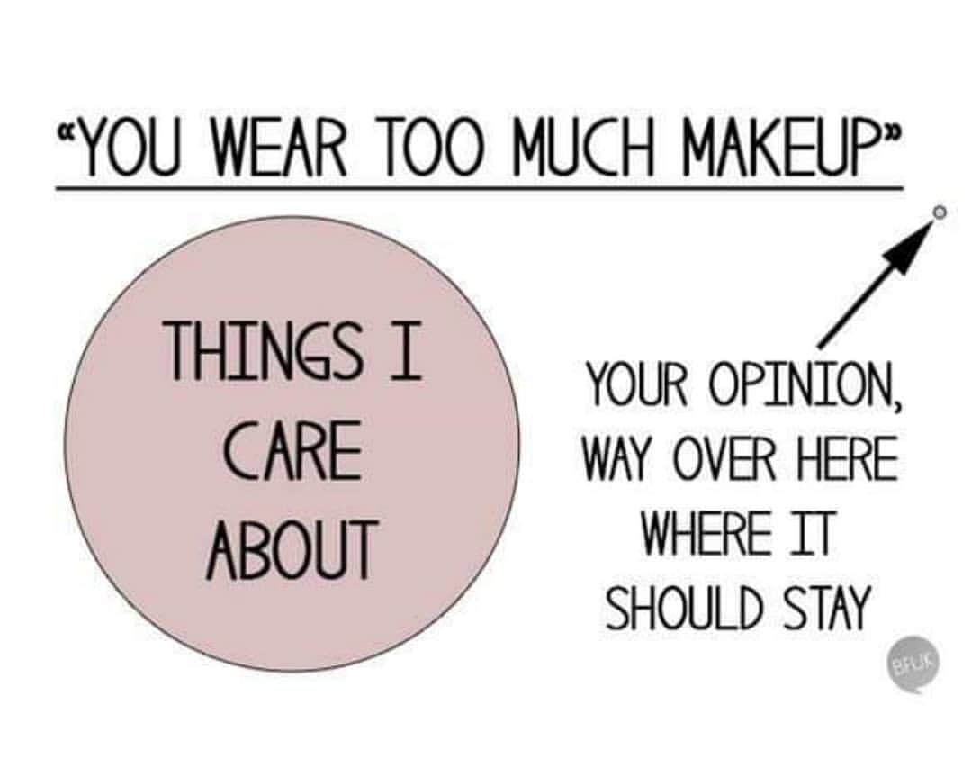 MomsWearMakeUp2のインスタグラム：「Your opinion doesn't even register. Sorry, not sorry. ___ #loveit #momswearmakeuptoo #makeup #makeuplover #makeupbyme #makeupobsessed #wakeupandmakeup #instamakeup #instabeauty #makeupmafia #ilovemakeup #lipstick #beauty #makeupartist #mua #jk #diy #motd #nofilter #picoftheday #makeupjunkie #makeupaddict #bblogger #plussize #l4l #effyourbeautystandards  #funny #meme #memes」