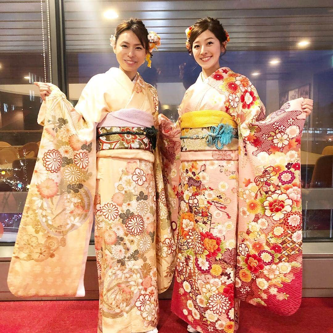中村秀香のインスタグラム：「新年一発目のす・またん、ありがとうございました。気象予報士の丸田さんと一緒に🌟 最後の一枚は、す・またん亥年メンバーです🐗！！」