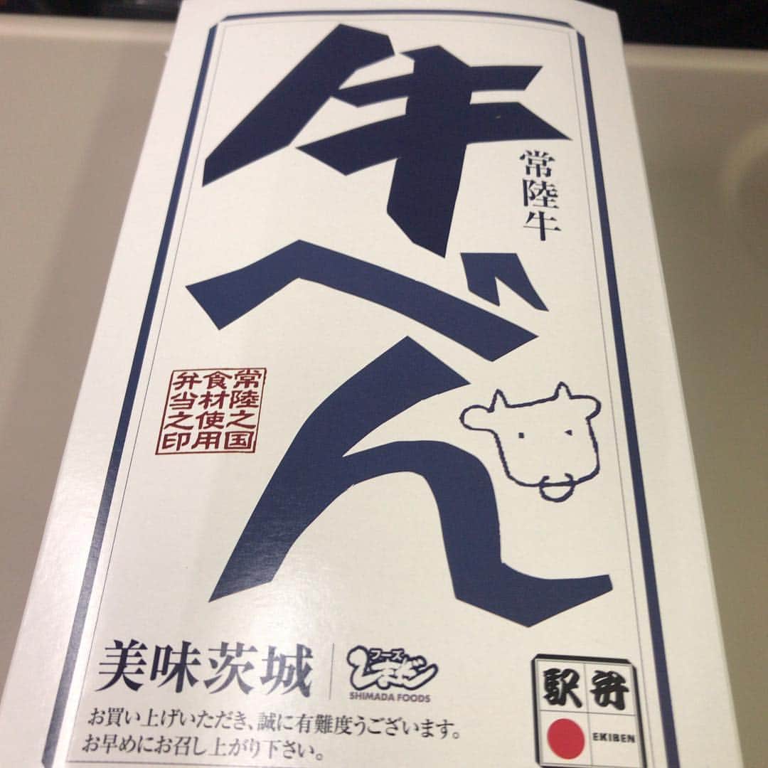 安蘭けいさんのインスタグラム写真 - (安蘭けいInstagram)「スーパーあずさに乗って、いざ松本へ🚄 ということで、駅弁です👍お肉を食べて元気に乗り切ろうと、今日はこれをチョイス！中は意外に普通の牛丼だったよ🙄 #駅弁  #明日は #松本で #マンイストマン の #取材なのだ #マイナス5度くらいらしい #耳がちぎれませんように🙄」1月7日 20時13分 - toko_aran