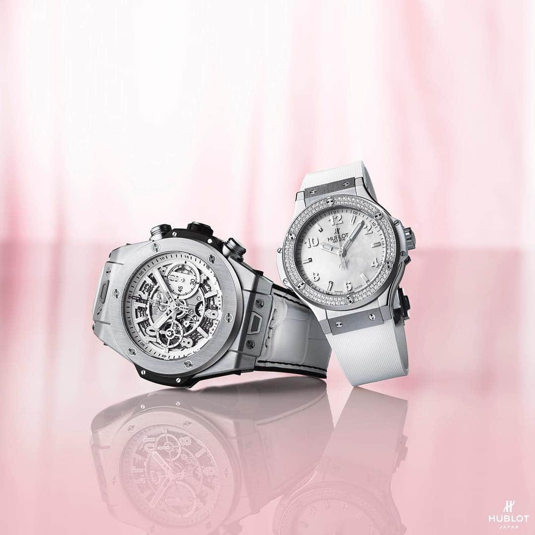 ウブロさんのインスタグラム写真 ウブロinstagram 19年 大切な人と時を刻む特別なペアウォッチを エレガントでスタイリッシュなペアウォッチをご紹介いたします ビッグ バン ウニコ チタニウム ホワイト ビッグ バン オールホワイト ダイヤモンド