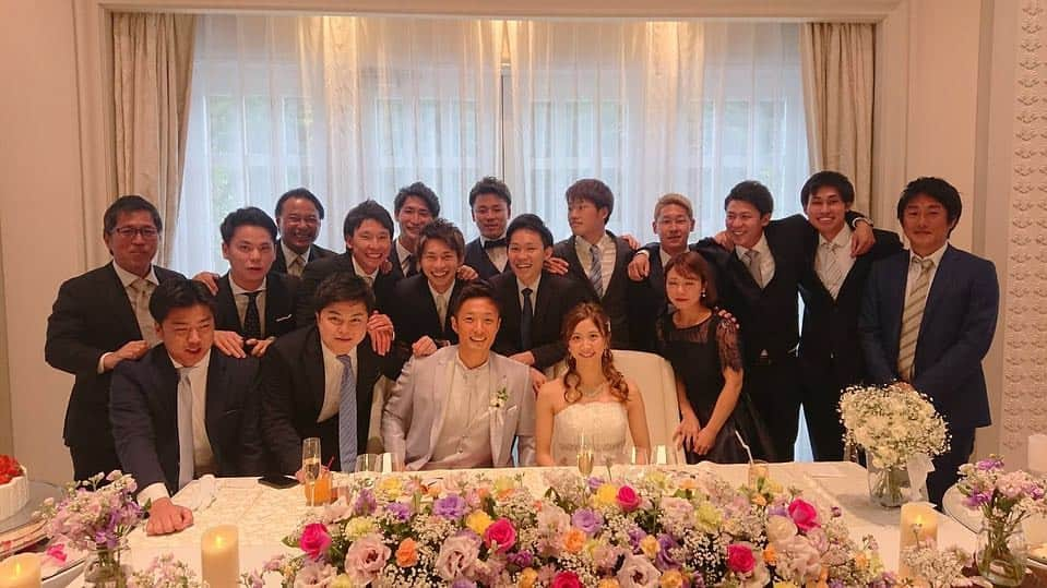 和泉竜司のインスタグラム：「やま結婚おめでと！ #明治 #矢板中央 #木下大地 #ジャック #ソウルメイト」