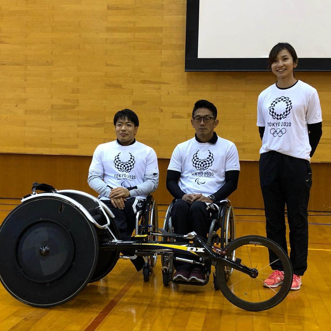 木村文子さんのインスタグラム写真 - (木村文子Instagram)「「パラスポーツアスリートをもっと知ろう！in 岡山」に参加させていただきました✨ レーサーに初めて乗せて頂いたり、子ども達と一緒に走ったり、大変貴重な体験をさせていただきました😌 2020年の東京オリンピック・パラリンピックに向けて少しでも盛り上げていけると良いなと思いました✨私も頑張ります❗️ #olympic #paralympics #tokyo #2020 #good #event」1月8日 21時31分 - kimura.ayako