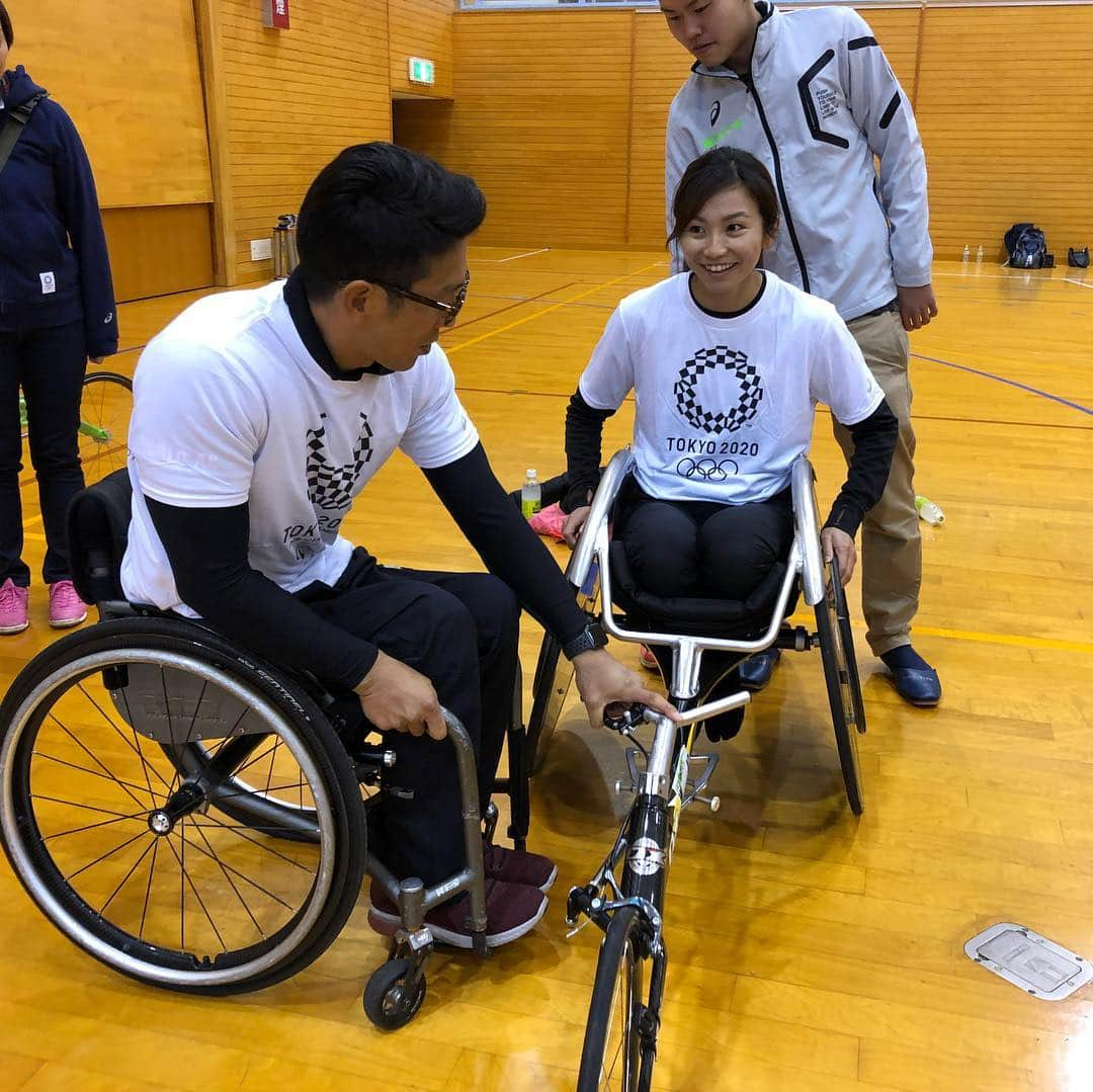 木村文子さんのインスタグラム写真 - (木村文子Instagram)「「パラスポーツアスリートをもっと知ろう！in 岡山」に参加させていただきました✨ レーサーに初めて乗せて頂いたり、子ども達と一緒に走ったり、大変貴重な体験をさせていただきました😌 2020年の東京オリンピック・パラリンピックに向けて少しでも盛り上げていけると良いなと思いました✨私も頑張ります❗️ #olympic #paralympics #tokyo #2020 #good #event」1月8日 21時31分 - kimura.ayako