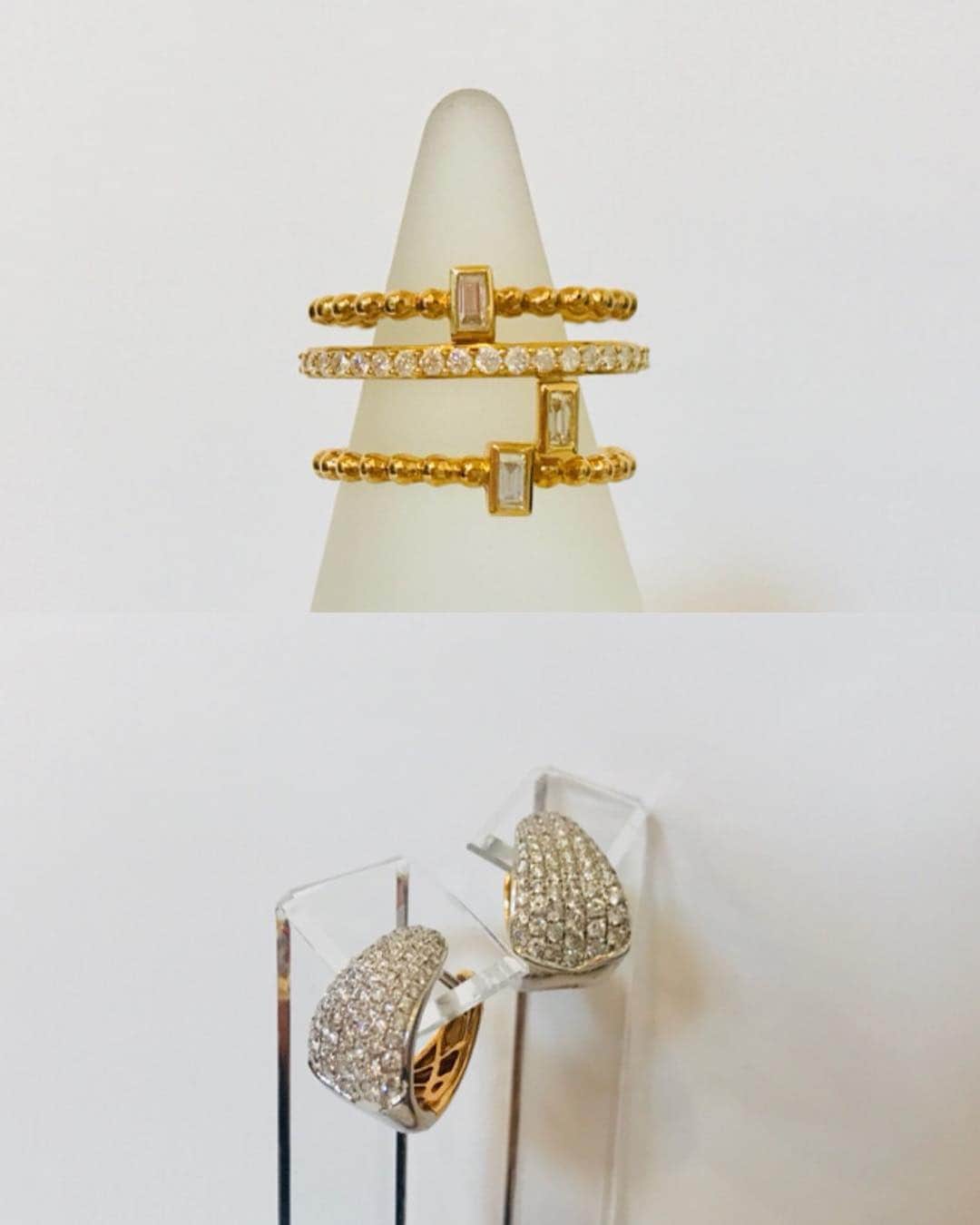 釈由美子さんのインスタグラム写真 - (釈由美子Instagram)「今日のジュエリー💎は いつもお世話になっている石竹花(イチカ)さんです✨  リング💍、ピアス共に石はダイヤです💎  繊細で華奢なデザインが 品があってステキ🤭💕 #石竹花  #ichika jewelry #ichika_jewelry」1月8日 21時55分 - yumikoshaku