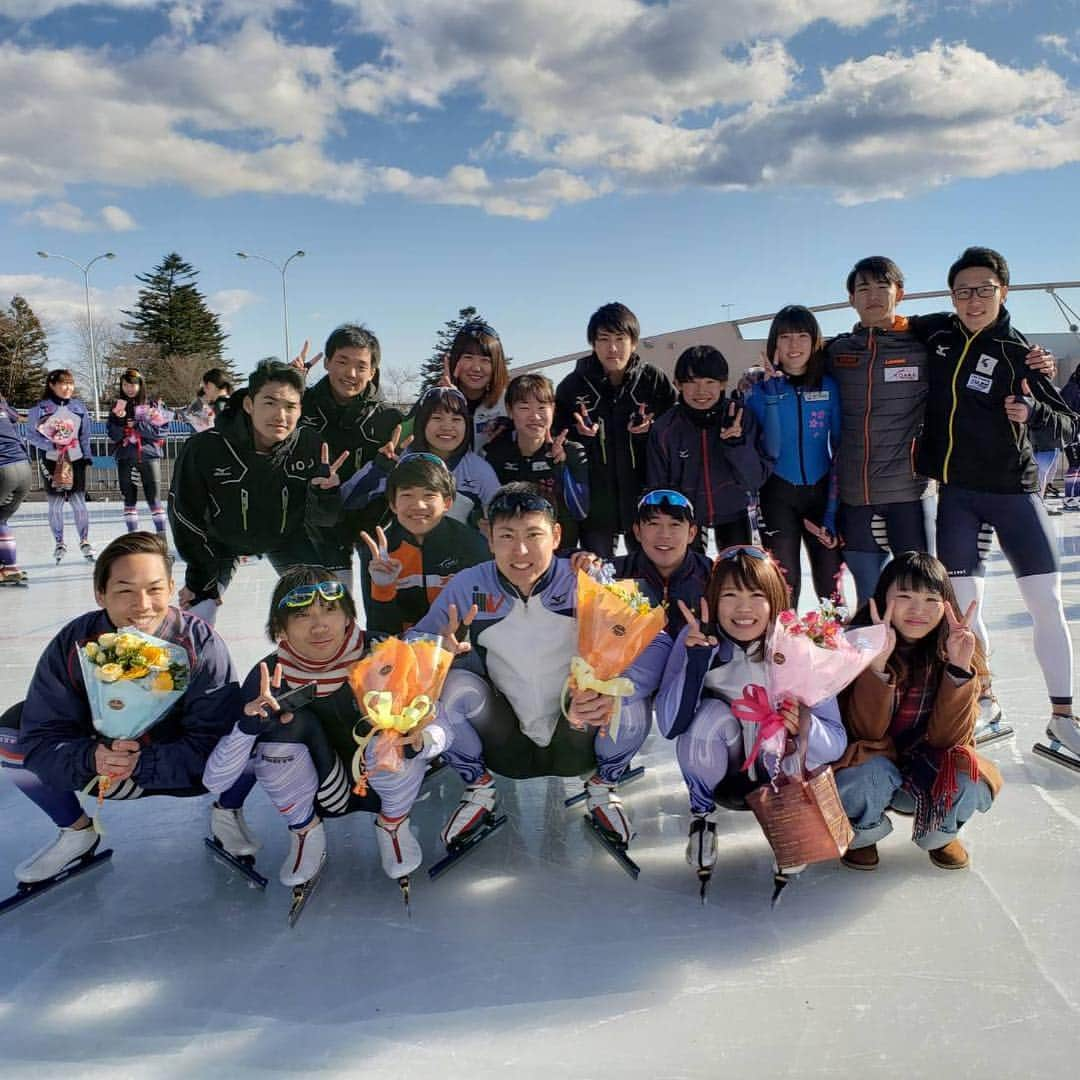 佐藤綾乃さんのインスタグラム写真 - (佐藤綾乃Instagram)「最後のインカレ終了しました。 最高の仲間たちに恵まれ4連覇を達成することができました😊！ みんな本当にありがとう❣️ #スピードスケート #speedskate #インカレ #高崎健康福祉大学」1月8日 22時28分 - nonstagram_s2