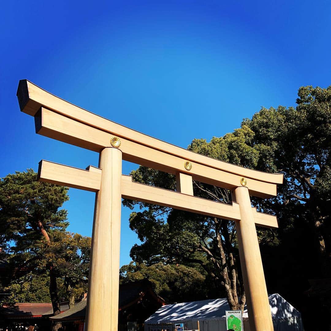 松田一輝さんのインスタグラム写真 - (松田一輝Instagram)「#明治神宮  #初詣 #2019 #今年もよろしくお願いします  #空が青い」1月9日 11時33分 - matsudakazuki