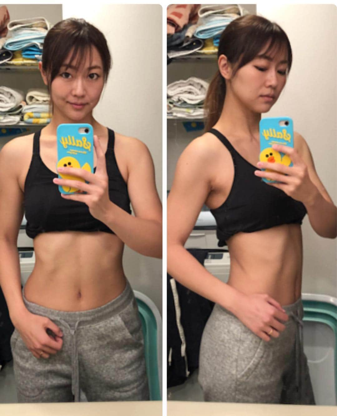 高山真実さんのインスタグラム写真 - (高山真実Instagram)「あけましておめでとうございます🙇‍♀️ 、 、 2018年は出産もありほぼ仕事はせず育児に奮闘した1年でした👀 、 2019年は子どもの為にも自分の為にも少しずつ仕事に復帰していきます！ 、 、 そして産後初のコンテストに出たいと思って今まで髪を伸ばしてきたけど、 今の状況だとコンテストに出られるような身体作りは無理で😅 そうとなると伸ばす意味も無くなったからそんなに遠くないうちに #ショートヘア に戻します✂️ 、 そしてそして2枚目😅 正月太りをしました笑🙄 やっぱり母乳育児でも太る人は太る←私 、 、 今年はモデルさんのようなスッキリ健康的な身体を目指して改めて頑張りたいとおもいます✊ 、 、 、  #トレーニングはやります#コンテストはもう少し先に#子どもの手が少し離れたら#お正月太り#戻せる内に戻す#産後#産後ダイエット#ダイエット記録#ママ#男の子ママ#ジム#トレーニング#フィットネス#筋トレ#筋トレ女子#エクササイズ#痩せる#ママトレ#妊娠前に戻す#完母#育児#子育て#gym#training#fitness#diet#babyboy」1月9日 13時21分 - mami.t888