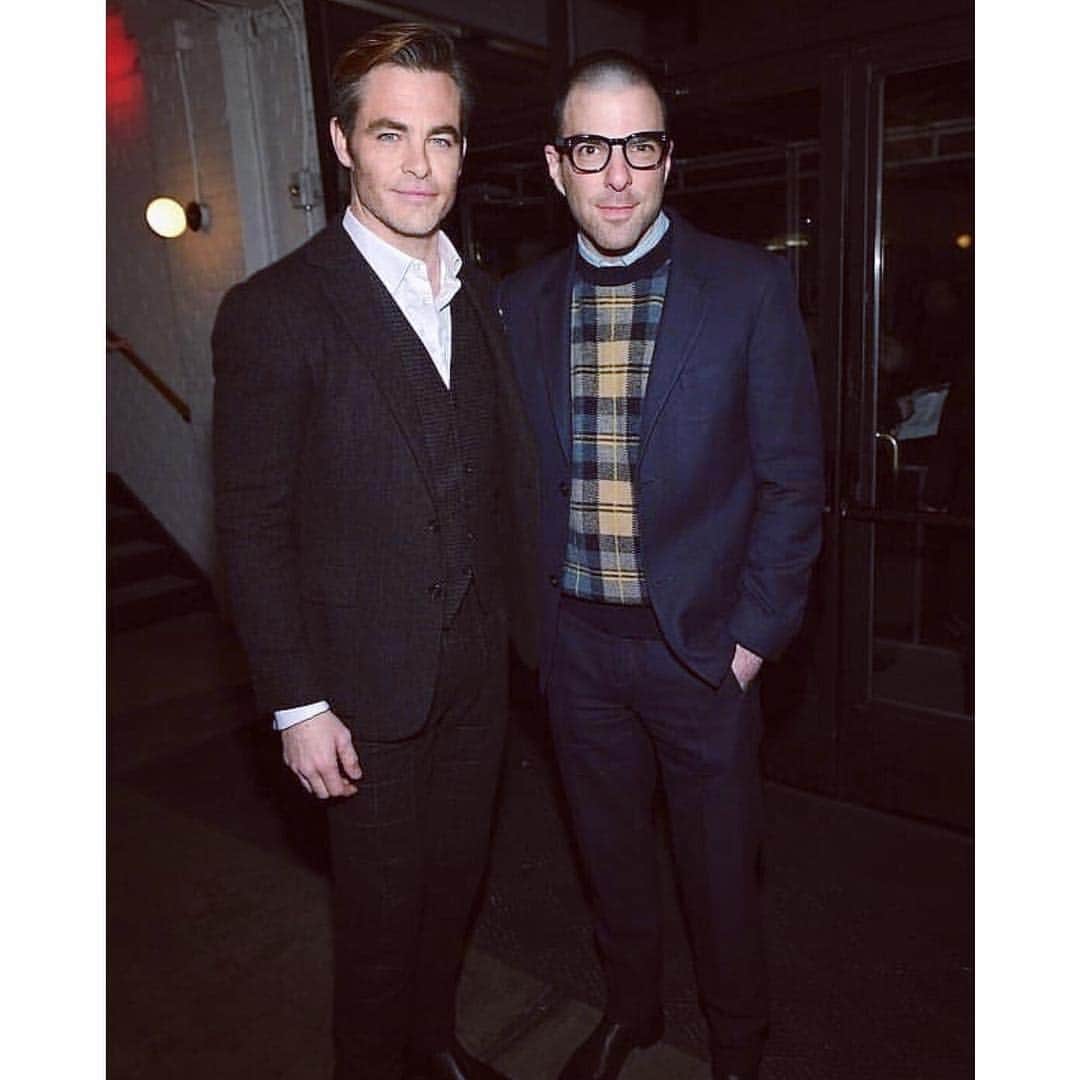 ザカリー・クイントのインスタグラム：「also... very proud of this guy. his new show @iamthenighttnt is STELLAR and his work continues to inspire me beyond.」
