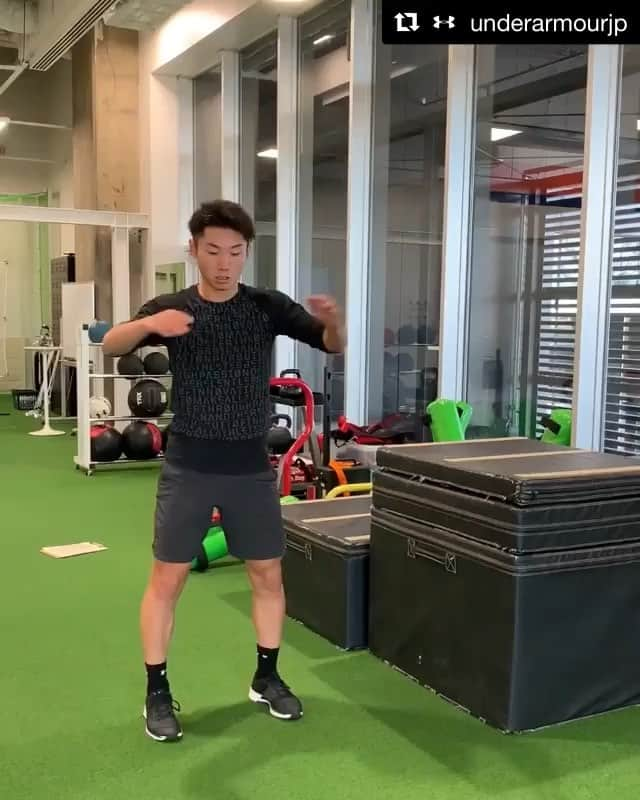 上原力也のインスタグラム：「まだまだこれから。 #Repost @underarmourjp with @get_repost ・・・ . どこまでも貪欲に強くなりたい シーズンオフの取り組みが自分を進化させる @riki_0825 #上原力也 #サッカー #WEWILL #TeamUA」