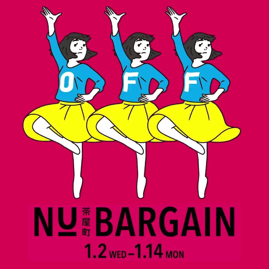 のインスタグラム：「. NU茶屋町バーゲン開催中！ . 各店のバーゲン情報をHPでチェックしよう☆ 詳しくはHPへ⇒http://nu-chayamachi.com/ . NU茶屋町公式Facebook(@nuchayamachi)にいいね、公式Instagram(@nuchayamachi_official)をフォローして最新情報をチェックしよう! . #NU茶屋町 #ヌー茶屋町 #NU茶屋町プラス #ヌー茶屋町プラス #nuchayamachi #茶屋町 #大阪 #osaka #梅田 #バーゲン #BARGAIN #買い物 #ショッピング #shopping #セール #sale」