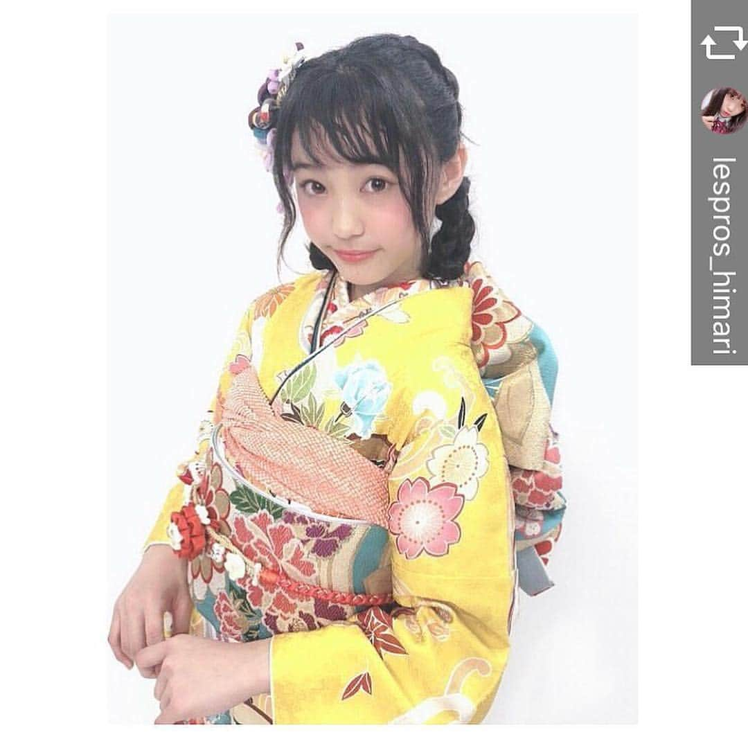 振袖スタジオ【 Luvri 】by CARATTさんのインスタグラム写真 - (振袖スタジオ【 Luvri 】by CARATTInstagram)「NEW YEAR FURISODE✐☡ ⑅  Popte en2月号に掲載中の 一ノ瀬 陽鞠ちゃん🌻 ⑅ イメージカラーの黄色が めちゃくちゃお似合いです🙌🏻♥️ . 帯も振袖shopならではの 配色とデザインでオススメです🍏 ⑅  コーデの参考にしてね🙇🏻‍♀️🌻 ⑅ ⑅  #一ノ瀬陽鞠 #ひまりん #popteen #popteenカバーガール戦争  #振袖スタジオラブリ  #成人式 #お正月 #振袖 #ヘアメイク #振袖ヘア #振袖展示会 #f4f #アオハル」1月11日 23時01分 - furisode_luvri