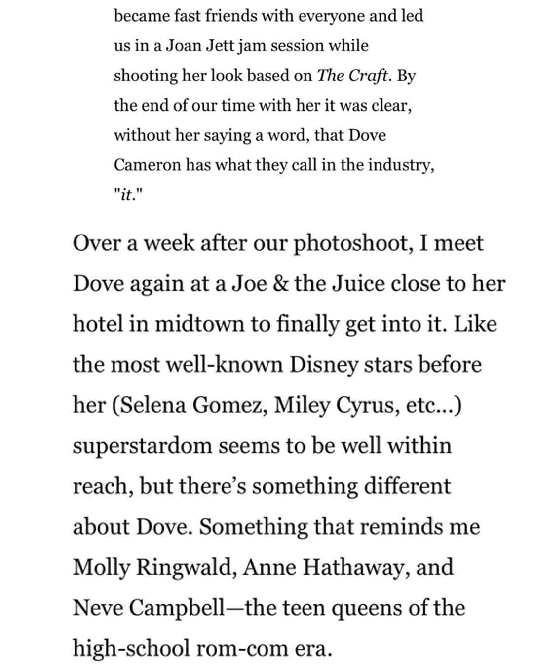 ダヴ・キャメロンさんのインスタグラム写真 - (ダヴ・キャメロンInstagram)「full @cosmopolitan profile on their website」1月12日 4時29分 - dovecameron