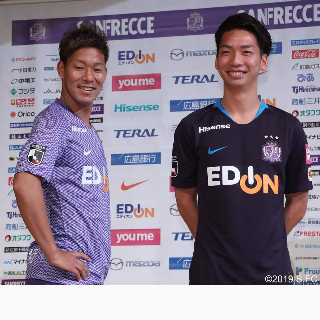 サンフレッチェ広島さんのインスタグラム写真 - (サンフレッチェ広島Instagram)「⚽サンフレッチェ広島2019キックオフイベント⚽  新ユニフォーム発表🎽  #野津田岳人選手 #川辺駿選手 #林卓人選手 #パトリック選手 #sanfrecce」1月12日 21時13分 - sanfrecce.official