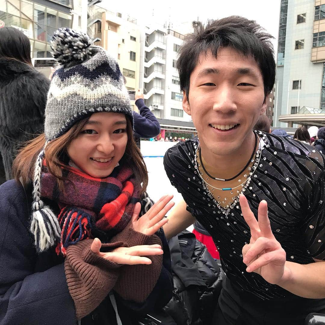 木村真人さんのインスタグラム写真 - (木村真人Instagram)「琴葉ちゃん、ヒデくん、フミヤくんひさしぶりに会えて本当に嬉しかったです！ 琴葉ちゃん写真たくさん撮ってくれてありがとうございました！ショー頑張ってください！ ヒデくん応援に来てくれてありがとう！国体がんば！ フミヤくん尊敬するスケーターです！また同じリンクに立てて嬉しかったです！」1月12日 22時38分 - masato_spinner