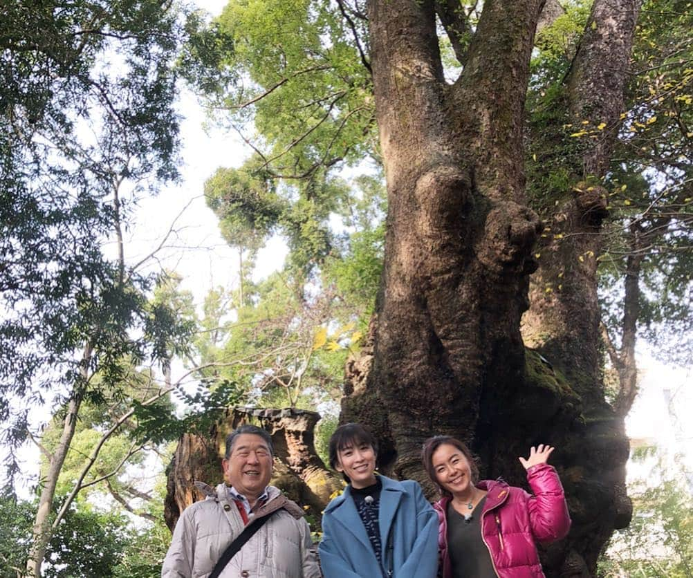 田中律子さんのインスタグラム写真 - (田中律子Instagram)「番組放送のお知らせです📺  1月13日 日曜日 15:20〜16:25 テレビ朝日 「路線バス🚌で寄り道の旅 熱海ぐるり 来宮神社ー熱海銀座ー熱海城ーホテルニューアカオー熱海駅ーお宮の松」 出演 徳光和夫 田中律子 ゲスト 雛形あきこちゃん❤️ なんと、熱海で大好きなお友達夫妻の元に突撃✨  またもや楽しいバス旅🚌となっております🤣🤣 #路線バスで寄り道の旅  #徳さん安定の爆睡 #熱海 #おさむ商店  #あきな夫妻 #大好き夫婦  #いつも突撃で #ごめんなさい🙏」1月13日 0時05分 - ri2kotanaka