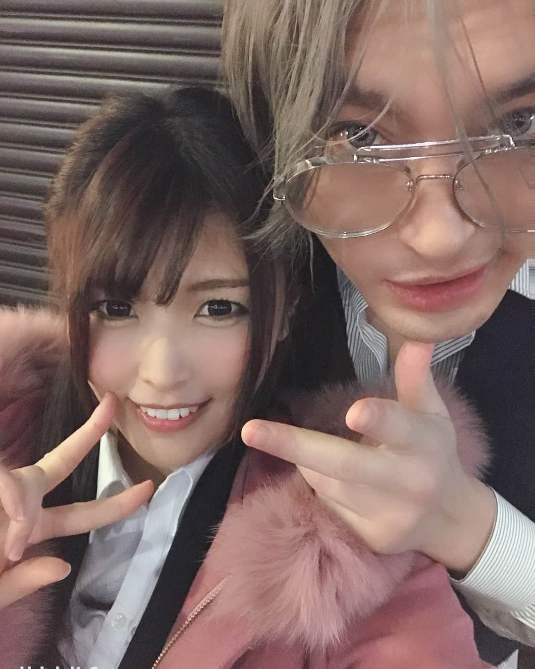 新村あかりのインスタグラム：「現場でした〜〜！ ポルノスターのインフィニティさんと！めっちゃ面白かったな〜🌼」