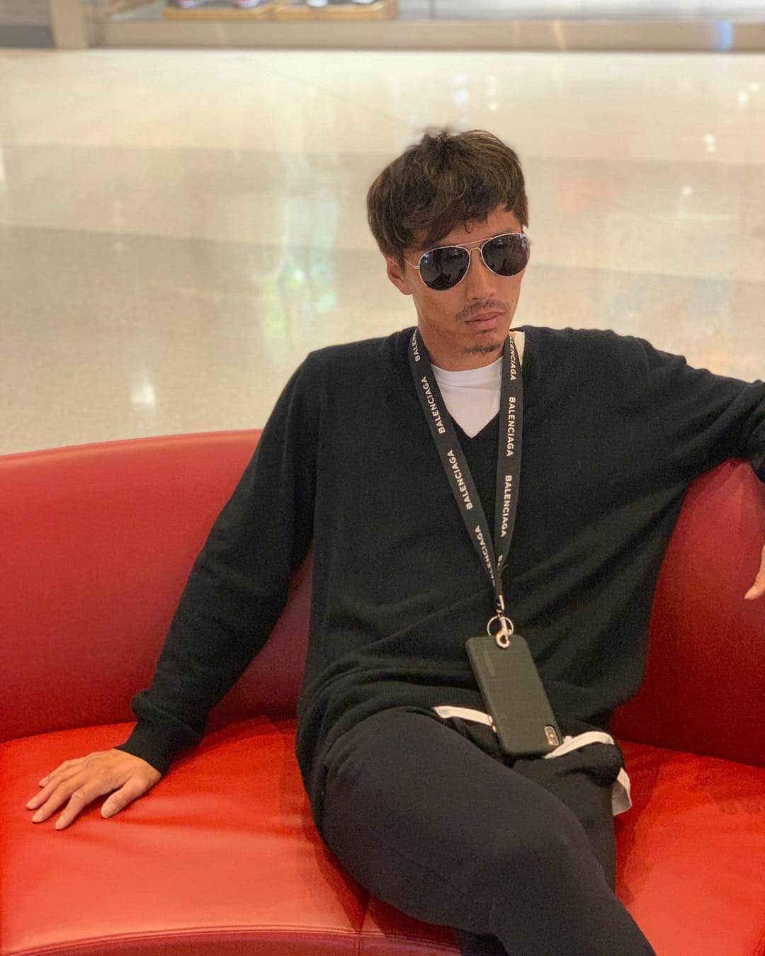 村上宗隆のインスタグラム：「🇺🇸🇺🇸🇺🇸🇺🇸🇺🇸🇺🇸 #USA #tsuyoshi #ueda #off #🕶」