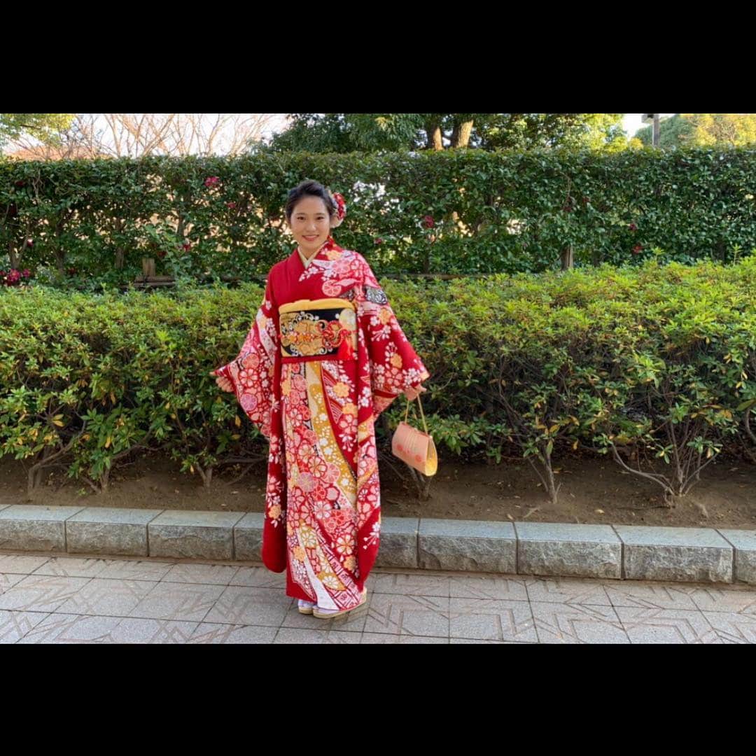 長野風花のインスタグラム：「. 素敵な女性になれるように頑張ります。 #成人式」