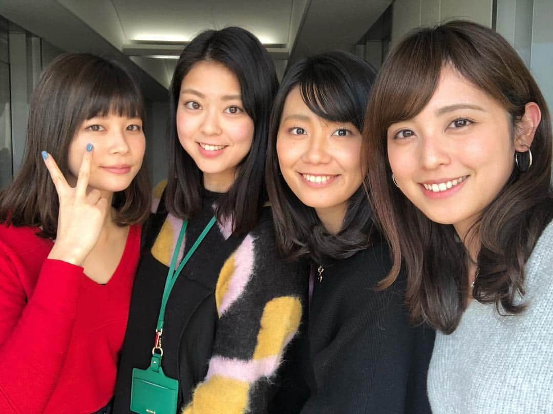 久慈暁子さんのインスタグラム写真 - (久慈暁子Instagram)「* ある日の アナウンス室のみんなと🥰 * 今日は成人の日。 新成人のみなさん おめでとうございます🎉 * #新美有加 アナ #鈴木唯 アナ #杉原千尋 アナ #成人の日」1月14日 19時07分 - kuji_akiko