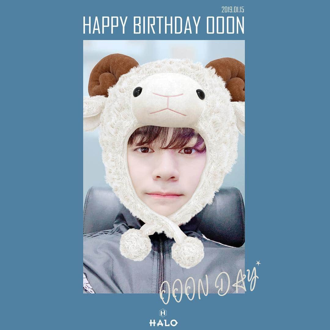 HALOさんのインスタグラム写真 - (HALOInstagram)「#HAPPY_OOON_DAY🎉 오늘 1월 15일은 우리의 리더 오운군의 생일이죠🎂🎂 여러분 모두모두 해피 오운 데이:)♥️ #헤일로 #HALO #오운 #OOON #HAPPY_BIRTHDAY_TO_OOON」1月15日 0時00分 - officially_halo