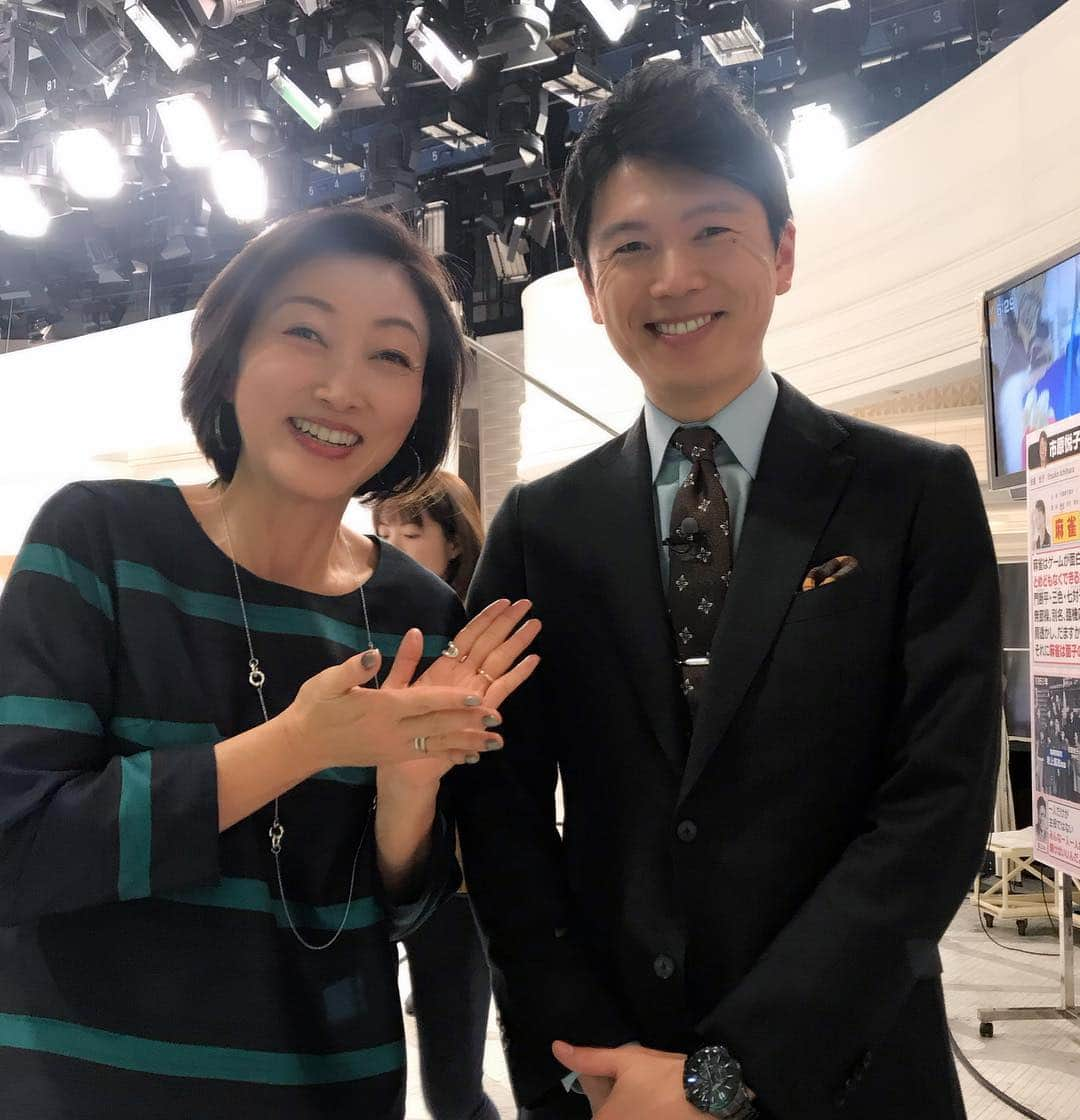 田中ウルヴェ京さんのインスタグラム写真 - (田中ウルヴェ京Instagram)「月曜はNスタです。 ようやく井上貴博アナと撮る機会がありました。井上アナファンの皆さま。大変お待たせしました。😊 #井上貴博アナ」1月15日 0時02分 - miyako.tanaka.oulevey