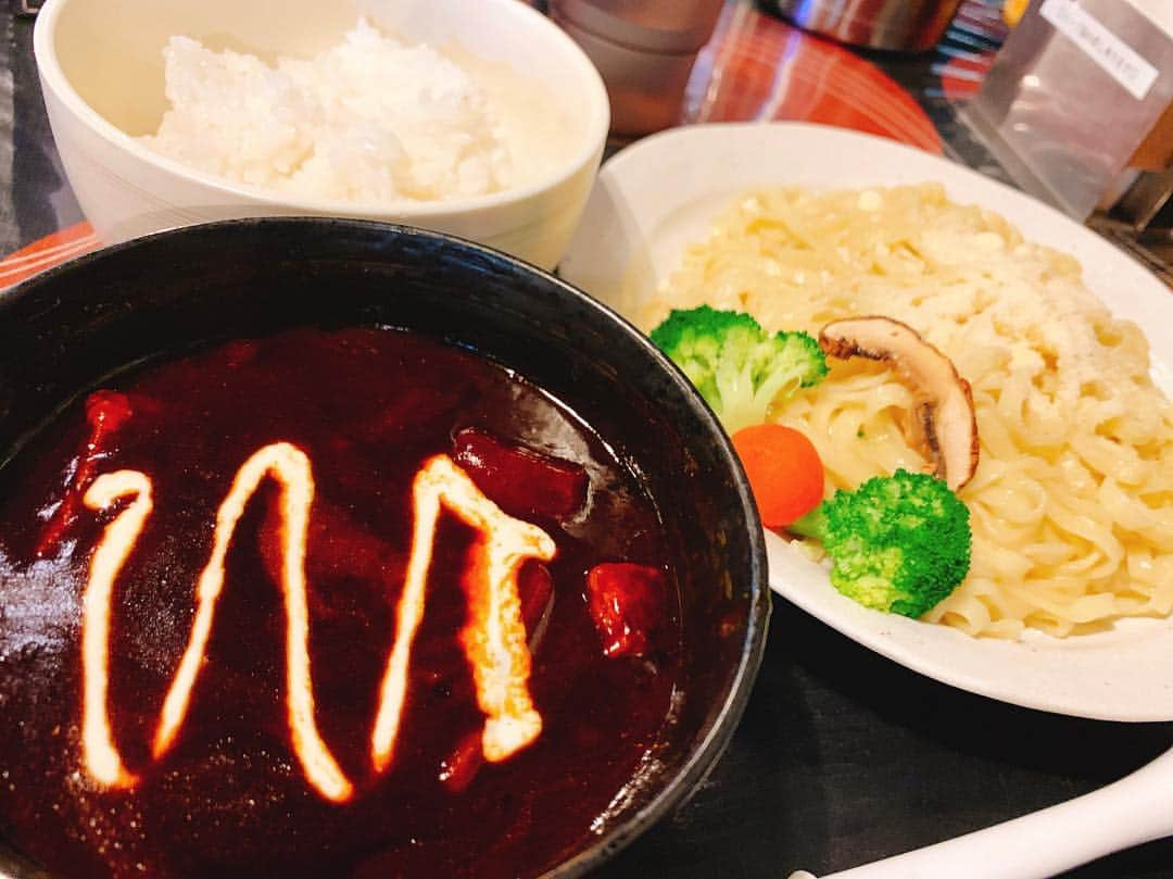 Koukiのインスタグラム：「ビーフシチューつけ麺！！ 麺とごはんは最強🍚  #つけ麺 #ビーフシチューつけ麺 ＃clustar」