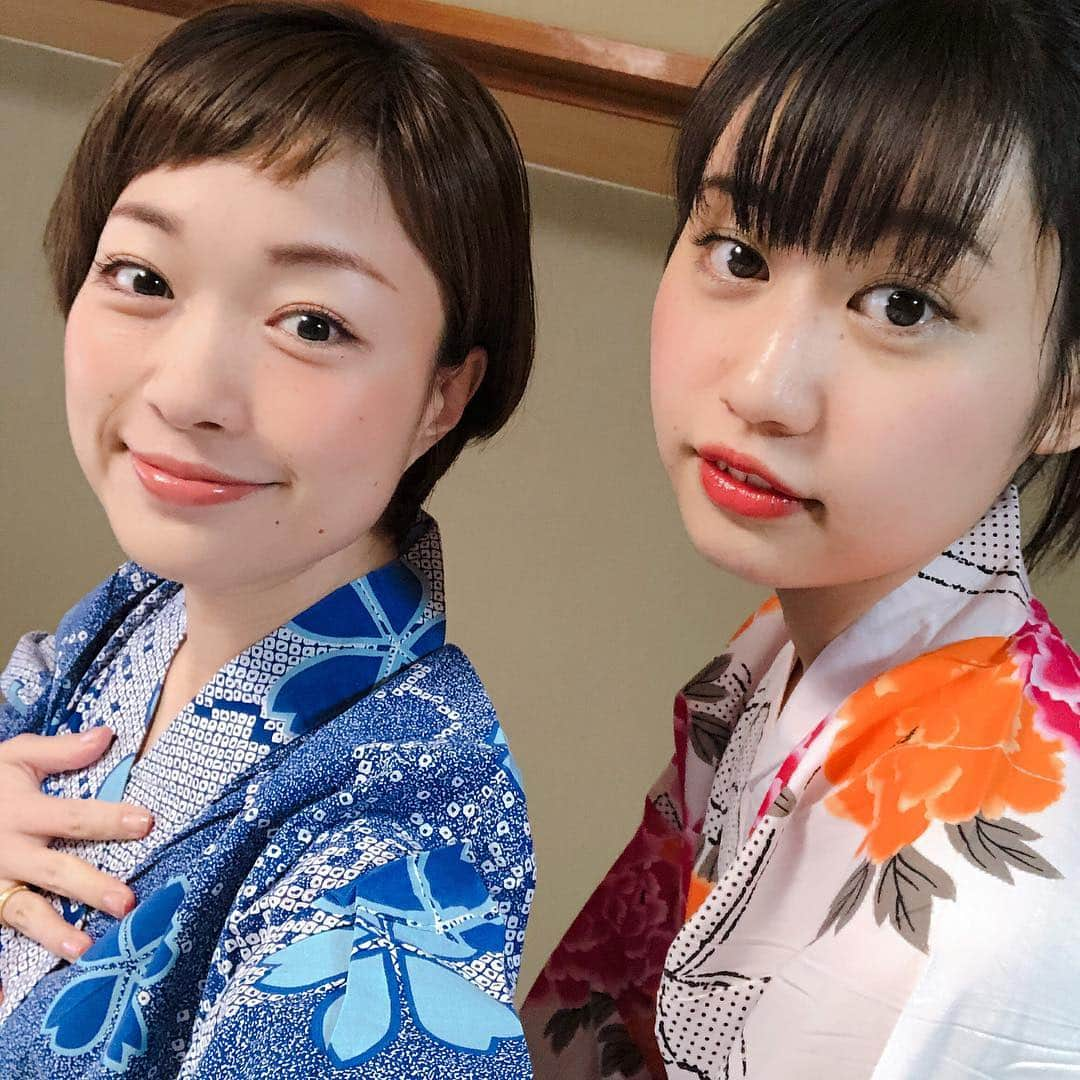 小雪さんのインスタグラム写真 - (小雪Instagram)「キレカワロケで雲仙へ♨️ あべちゃんと浴衣を着ました💁 1枚目キメてるけど😂2枚目は素🙏 さてこれから福岡へ戻って夜はドォーモ生放送です🌟  #右手なに← #自分でも謎🤣」1月15日 18時41分 - koyuki2