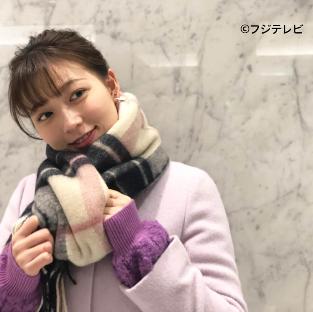 フジテレビ「めざましテレビ」さんのインスタグラム写真 - (フジテレビ「めざましテレビ」Instagram)「1月16日（水）きょう何着て行く？ ・ ファッション雑誌CanCamとコラボした お天気コーナー「きょう何着て行く？」 阿部華也子ちゃんの毎日のコーデを紹介♪ ・ 【きょうのコーデ】 コート→#WILLSELECTION 4万2000円 ニット→#AndCouture 1万1000円 スカート→#UNRELISH 8900円 靴→#セヴントゥエルヴサーティ 2万5000円 ピアス→#JUPITER 2万4000円 ストール→#LODISPOTTO 3900円 タイツ→#fukuske 2000円 ・ 【コーデのポイント】 暗くなりがちな冬コーデをパッと華やかにしてくれる ラベンダーカラーのコート🧥✨ 中にはパープルニットを合わせて グラデーション配色にまとめると感度の高さが アピールできますよ🦄 ・ #めざましテレビ #きょう何着て行く？ #阿部華也子 #今日のコーデ#コーデ #CanCam #今日のファッション#ootd #きょう何着て行く？は月〜金朝6時22分ごろ放送！」1月16日 16時12分 - mezamashi.tv