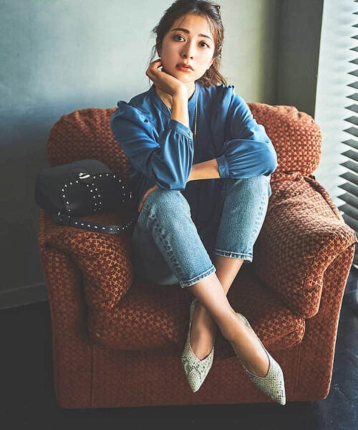 のインスタグラム：「* @barnyardstorm . . camera：川崎一貴/ Kazuki Kawasaki （MOUSTACHE） model : 西山真以 / Mai Nishiyama  hair&make：川村友子 / Tomoko kawamura  styling：朝倉豊 / Yutaka Asakura . . #mywork」