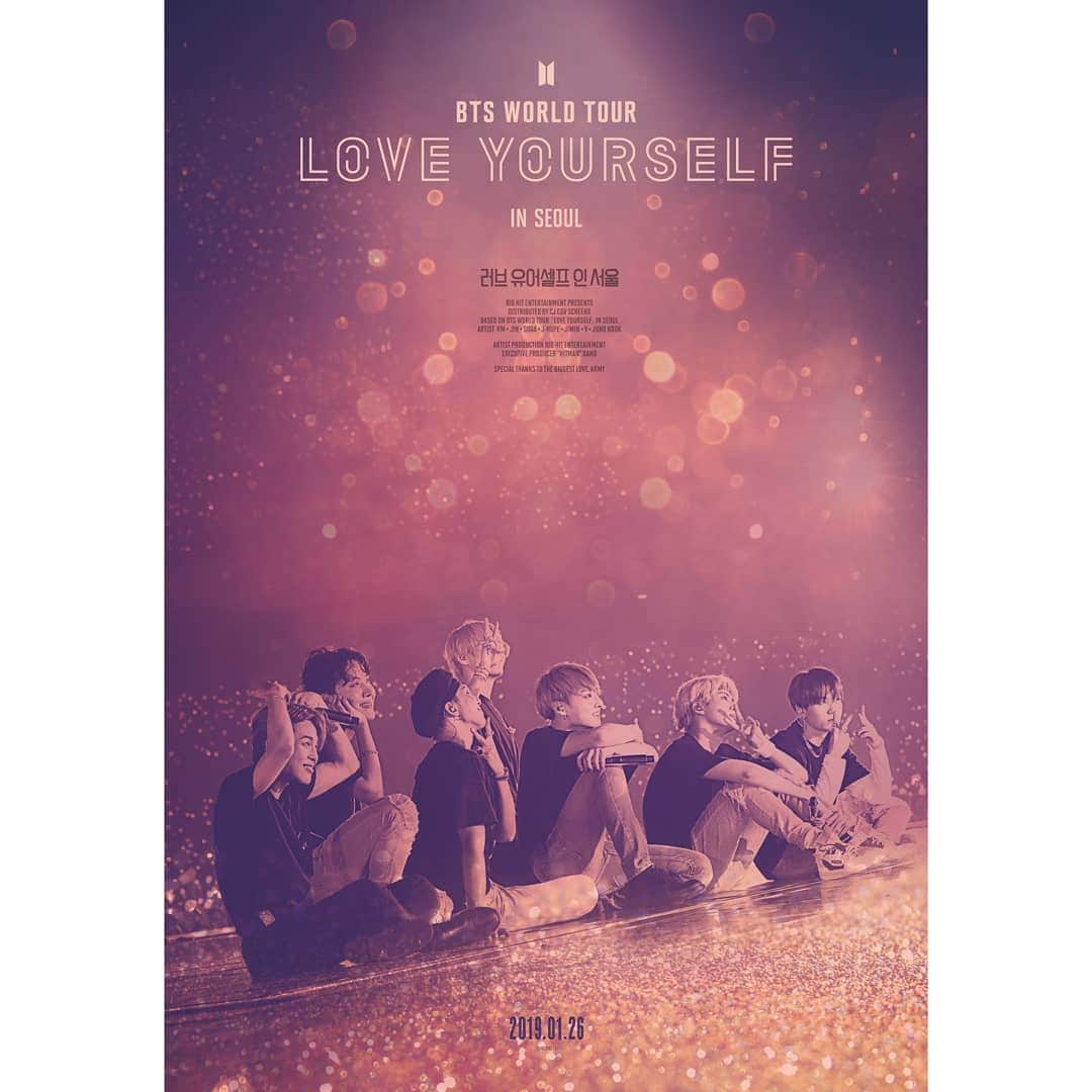 BTSさんのインスタグラム写真 - (BTSInstagram)「#BTS WORLD TOUR <LOVE YOURSELF IN SEOUL> 2nd Poster  #LoveYourselfinSeoulFilm」1月16日 14時00分 - bts.bighitofficial