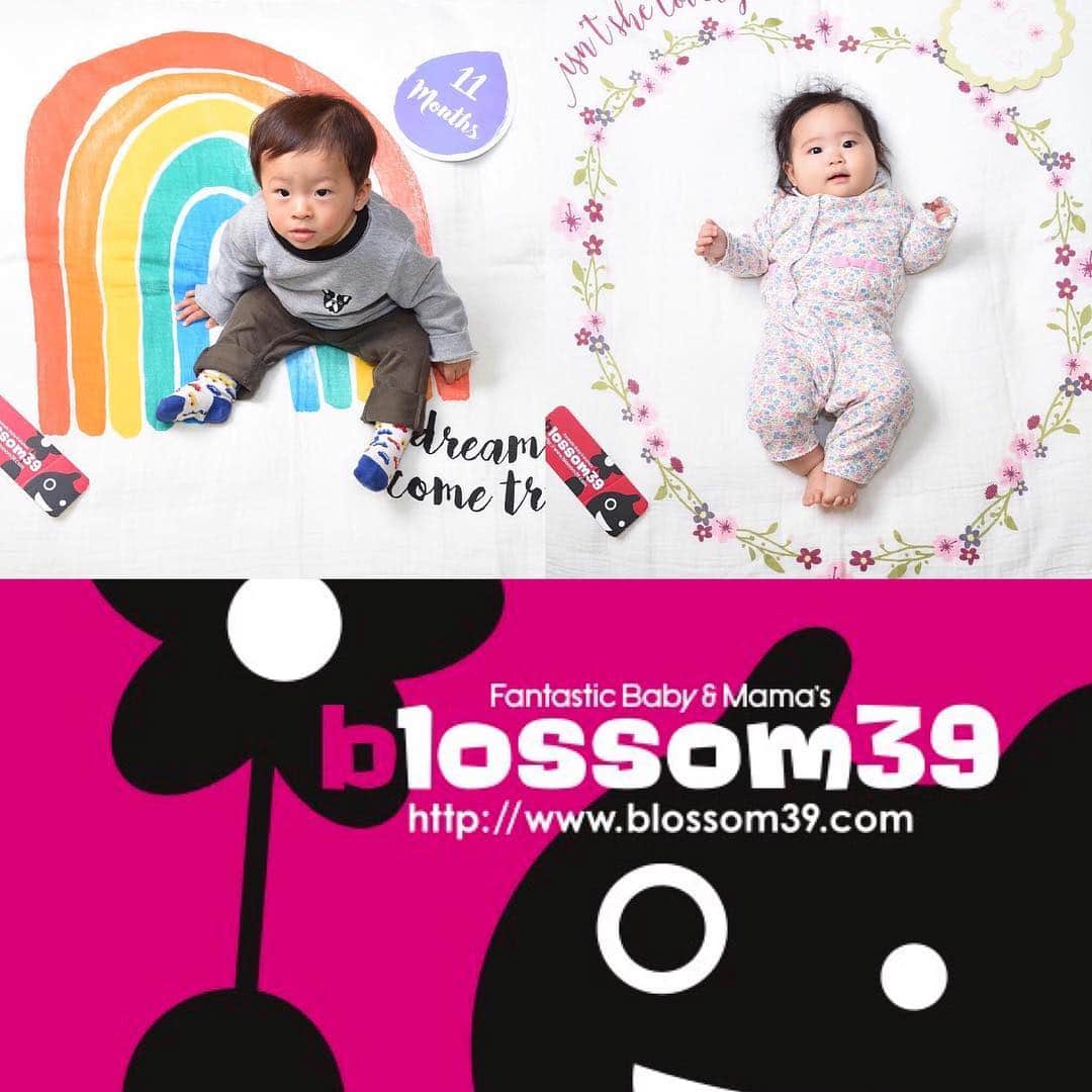 blossom39_officialのインスタグラム：「大丸梅田店『ベビー撮影会(11月17日)』 ラストのご紹介です！ ご参加頂きました皆様、ありがとうございました♡♡♡ #blossom39#ブロッサム39#撮影会#ベビー撮影会#ルルジョ#lulujo#マイルストーン#マイルストーンカードセット#メモリアルセット#赤ちゃんのいる生活#大丸梅田」