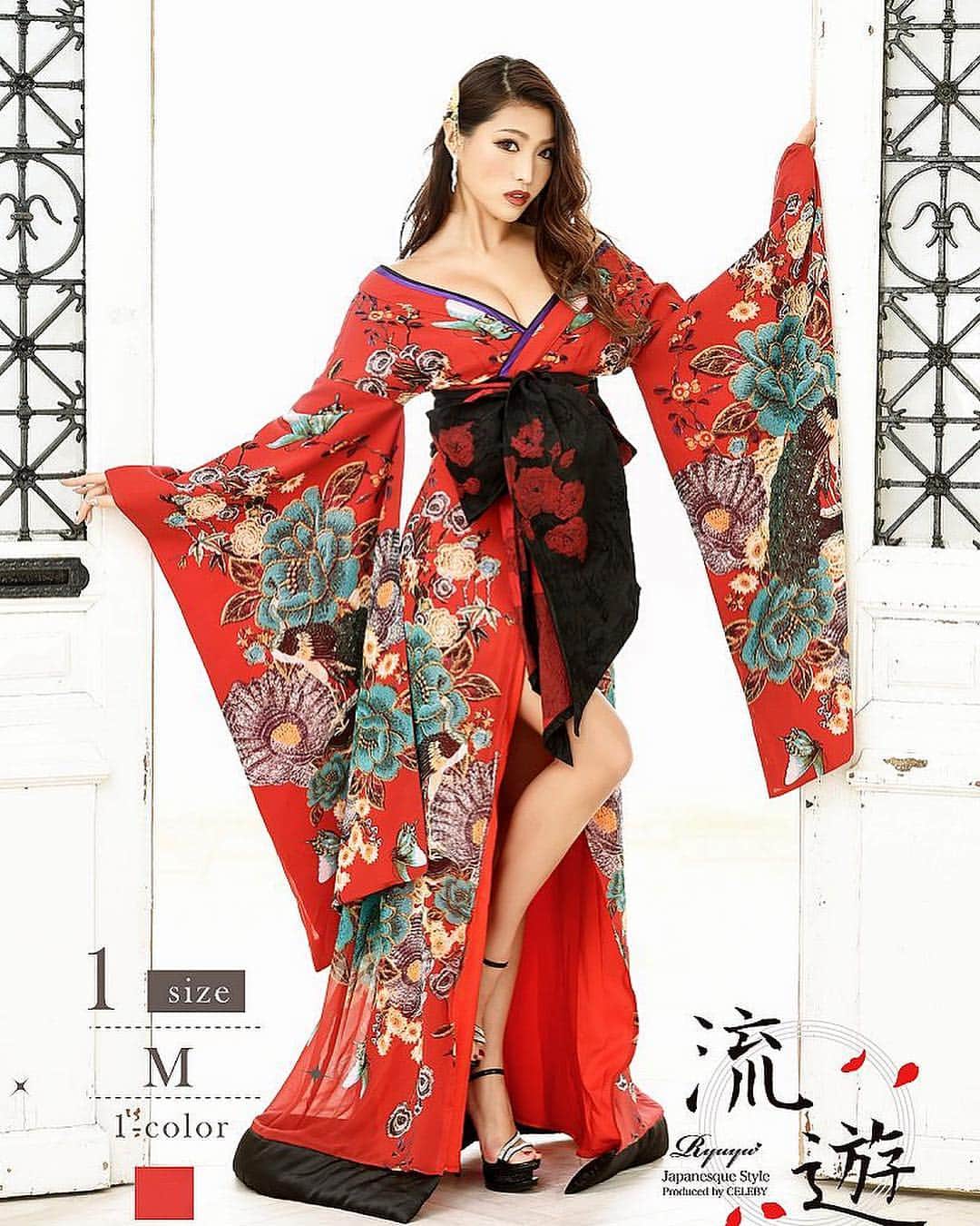 MIKAさんのインスタグラム写真 - (MIKAInstagram)「🌹 🌹 🌹 * * 赤って私服じゃ選ばない色だけど、着ると派手で豪快で自信に満ちた気分になる💃 * * #cyberjapan #cyberjapandancers #kimono #girl #dress #サイバージャパン」1月16日 19時11分 - cjd_mika