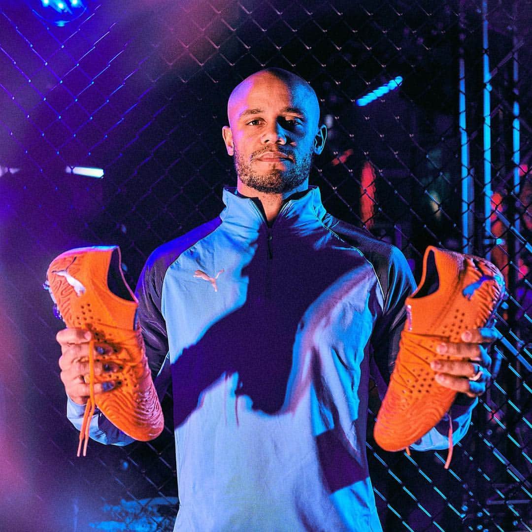 ヴァンサン・コンパニのインスタグラム：「@pumafootball #PowerUp 🔥🔥」