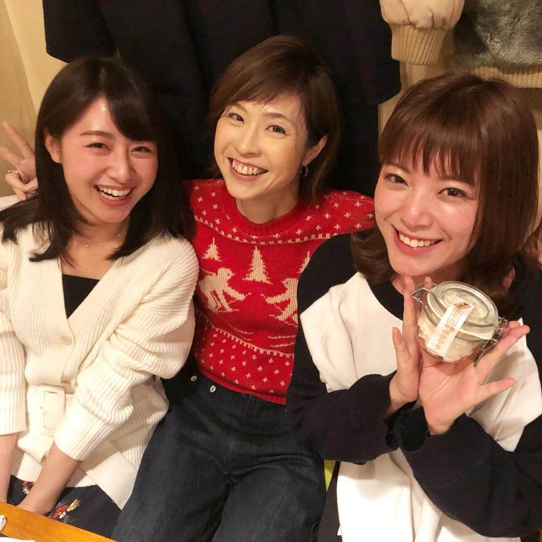 今村涼子さんのインスタグラム写真 - (今村涼子Instagram)「おでん会！ 可愛い子に囲まれて💓 美沙希ちゃんと紬ちゃん #おでん#林美沙希 アナ#三谷紬 アナ」1月17日 22時34分 - ryoko.imamu