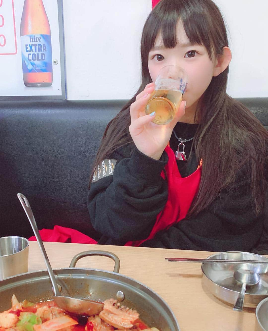 長澤茉里奈さんのインスタグラム写真 - (長澤茉里奈Instagram)「중독....😔😔😔😔 恋しくなるなぁめちゃくちゃ辛すぎだけど止まらなくなる味ーー 食べたいよーーーー #닭도리탕 #신사 #タットリタン #닭볶음탕 #まりログ🐷」1月18日 17時12分 - marinanagasawa1008