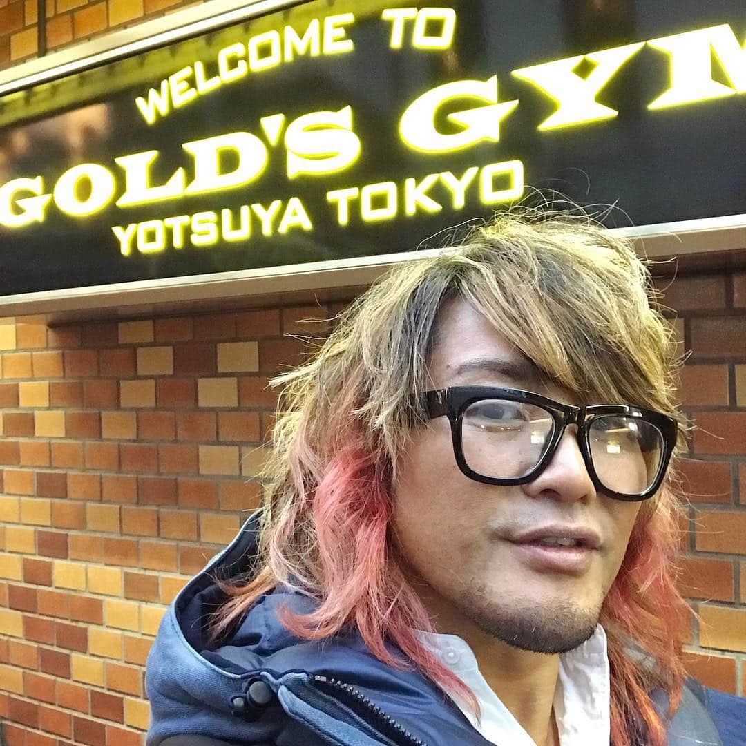 のインスタグラム：「#goldgym #ゴールドジム四ツ谷 で初めて練習。 #workout #shoulderday #gethuge ☆」