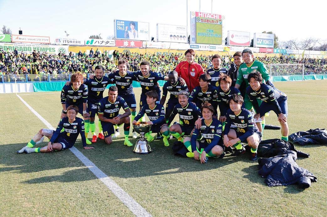 のインスタグラム：「WIN🏆 90分で勝ちきりたかった！ リーグ戦も良いスタートがきれるように頑張ります。  そして遅くなりましたが、ジェフの皆さんよろしくお願いします。 #ちばぎんカップ」