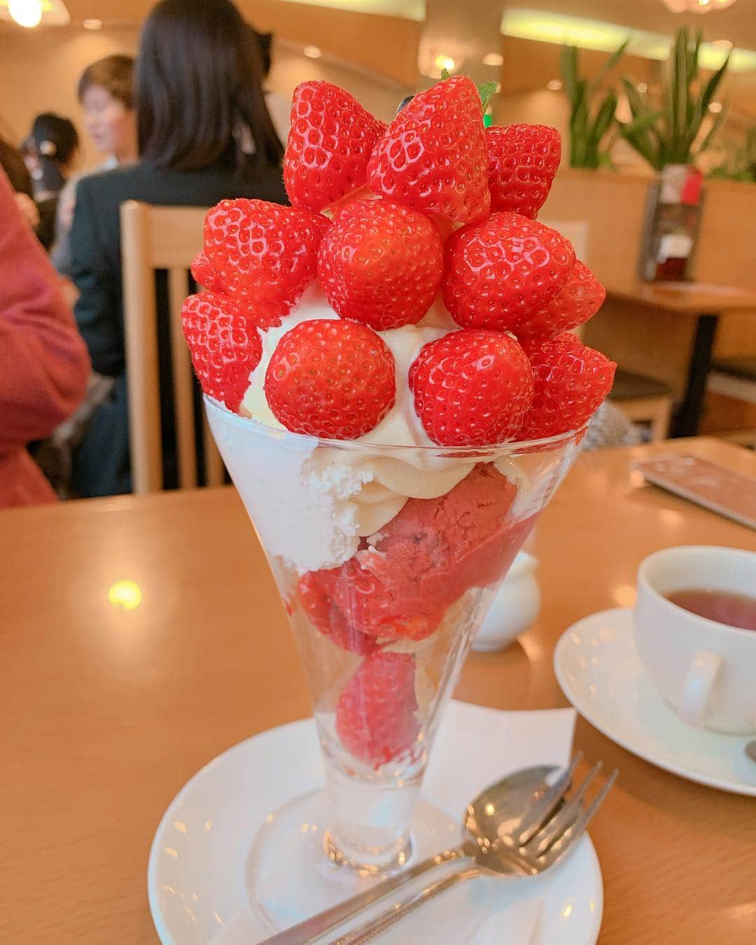 林莉世さんのインスタグラム写真 - (林莉世Instagram)「🍓🍓🍓 . #妹と 🥰 #パフェ#いちご#美味しいもの#幸せ❤️」2月13日 17時35分 - rise_hayashi