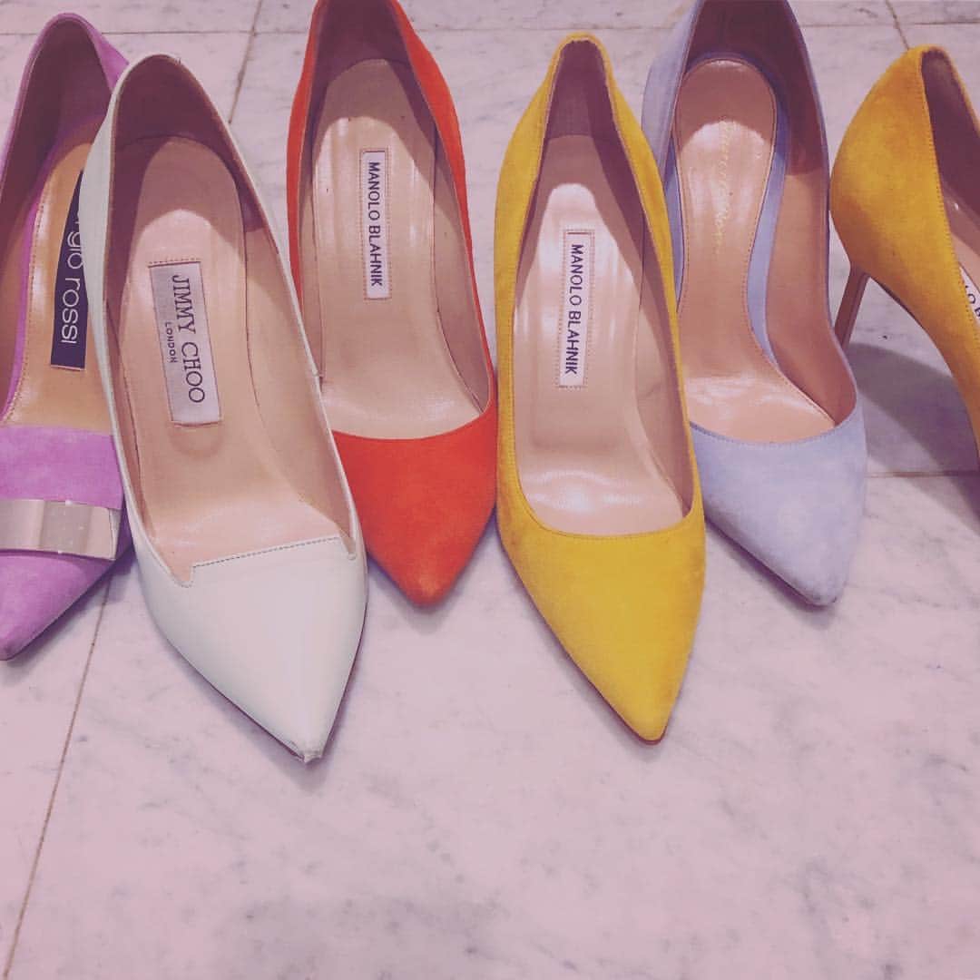 辻直子さんのインスタグラム写真 - (辻直子Instagram)「#i♡shoes#heels#color #春よこい#気持ちよくて#色はやめられない」2月13日 20時45分 - naoko.ts
