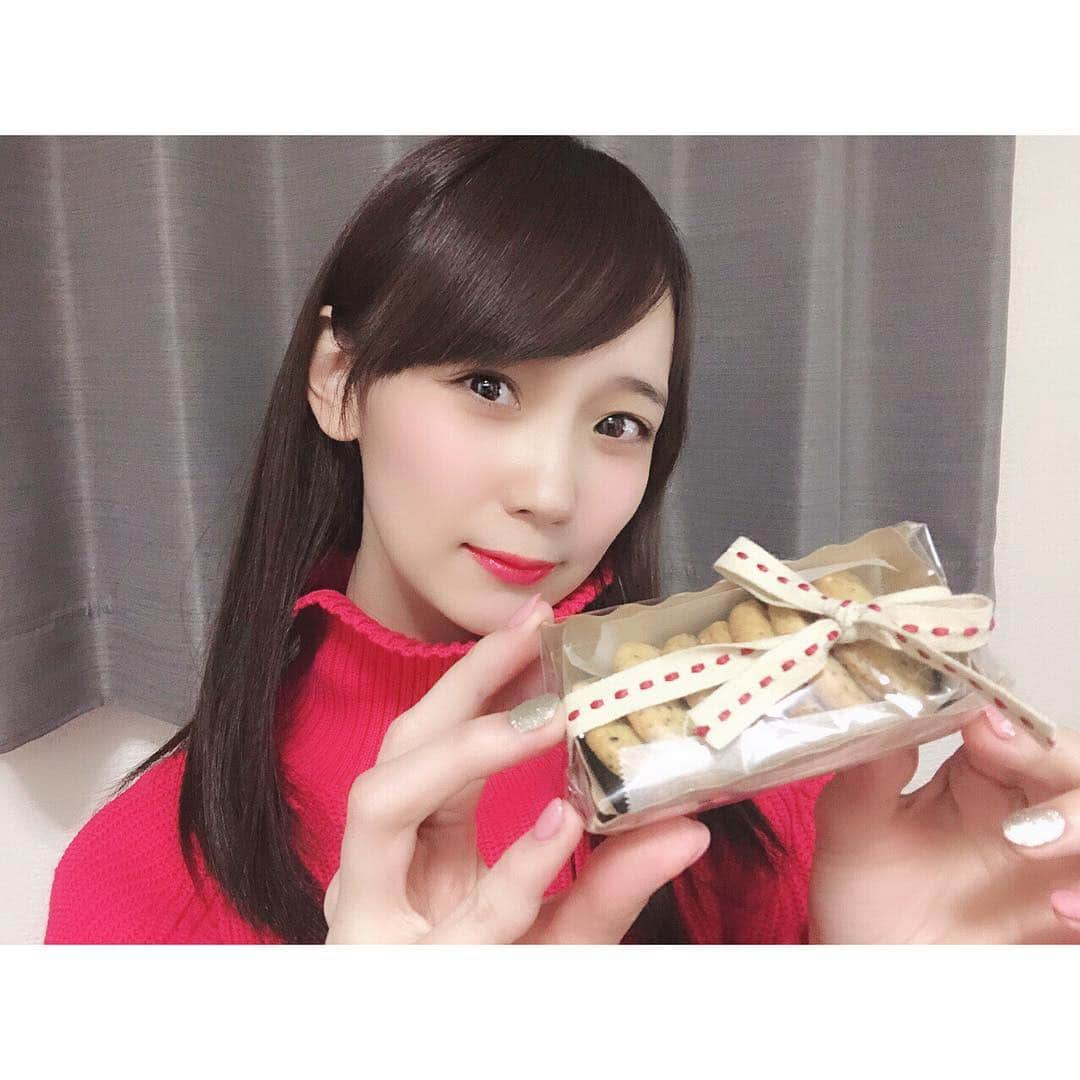 大段舞依さんのインスタグラム写真 - (大段舞依Instagram)「* . バレンタイン🍫♡ . アールグレイクッキー作ったよ♪ ラッピングも頑張りました（笑） . 皆さん、どうぞっ😊💓💓🍪 . #2019倍 #バレンタイン  #アールグレイクッキー」2月14日 18時29分 - maichi_1004